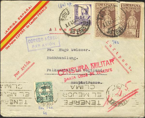 0000014778 - Zona Nacional. Censura Militar Bando Nacional