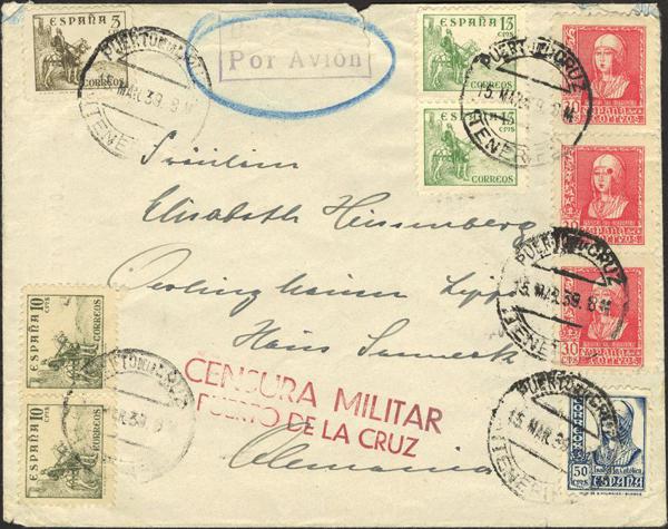 0000014783 - Zona Nacional. Bando Nacional Correo Aéreo