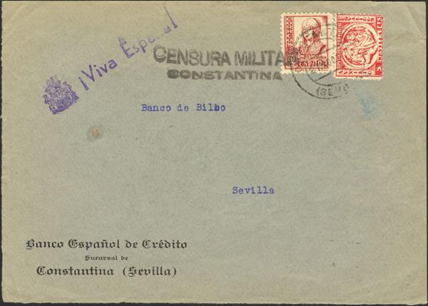 0000014791 - Zona Nacional. Censura Militar Bando Nacional