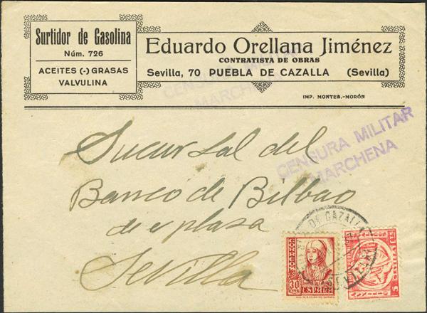 0000014792 - Zona Nacional. Censura Militar Bando Nacional