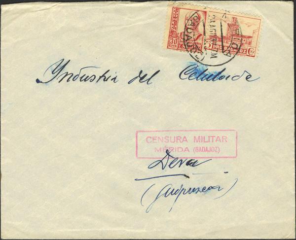 0000014839 - Zona Nacional. Censura Militar Bando Nacional