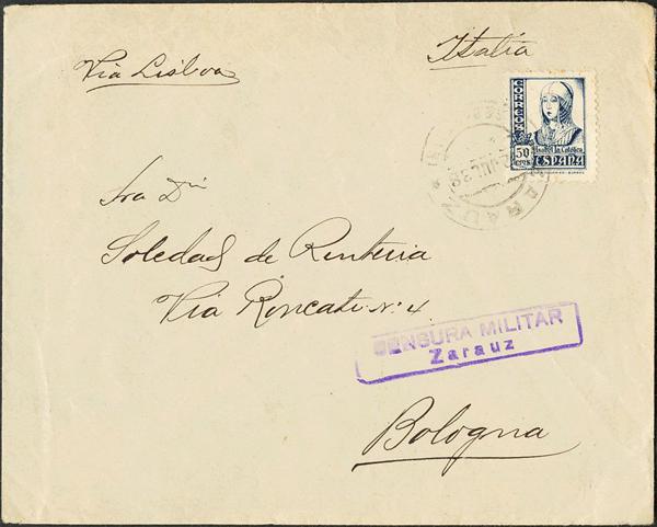 0000014876 - Zona Nacional. Censura Militar Bando Nacional