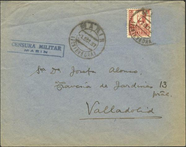 0000014936 - Zona Nacional. Censura Militar Bando Nacional