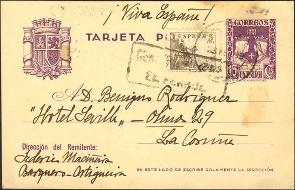 0000014938 - Entero Postal. Oficial