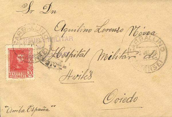 0000014946 - Zona Nacional. Censura Militar Bando Nacional