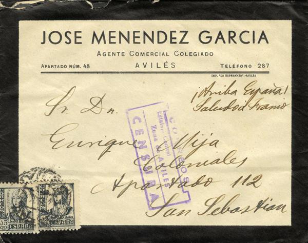 0000014949 - Zona Nacional. Censura Militar Bando Nacional