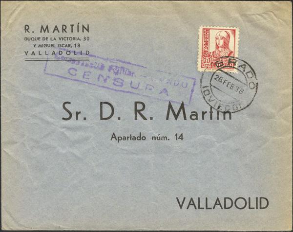 0000014951 - Zona Nacional. Censura Militar Bando Nacional