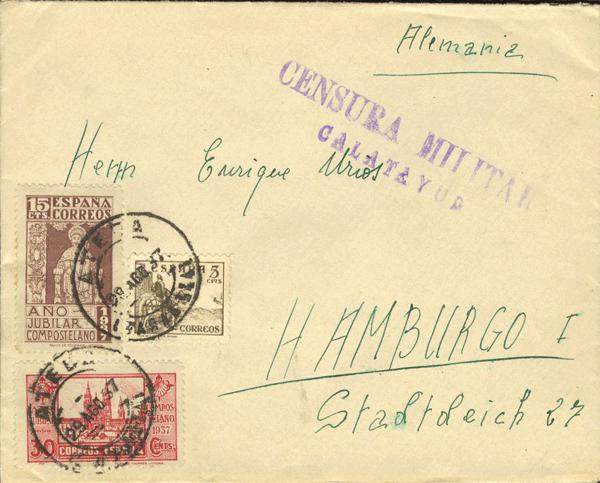 0000014971 - Zona Nacional. Censura Militar Bando Nacional