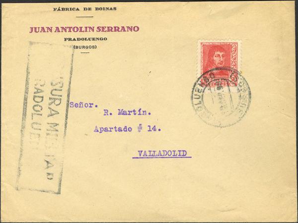 0000014980 - Zona Nacional. Censura Militar Bando Nacional