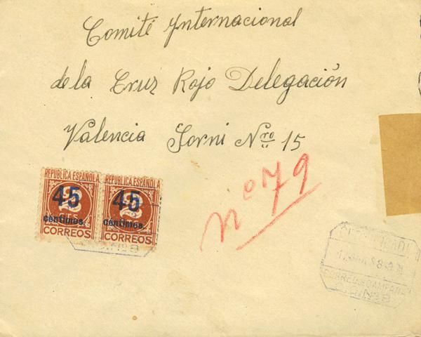 0000015096 - Zona Republicana. Bando Republicano Correo Certificado