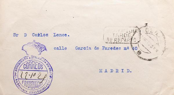 0000015208 - Zona Nacional. Censura Militar Bando Nacional