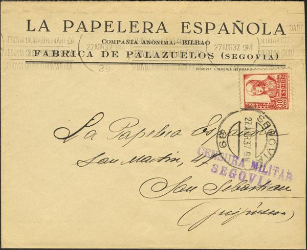 0000015334 - Zona Nacional. Censura Militar Bando Nacional