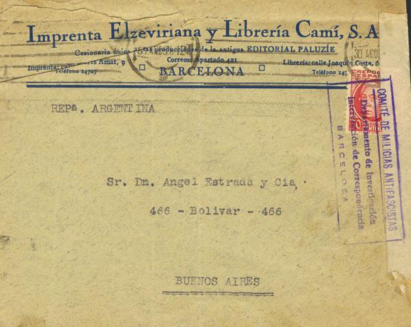 0000015524 - Zona Republicana. Censura Militar Bando Republicano