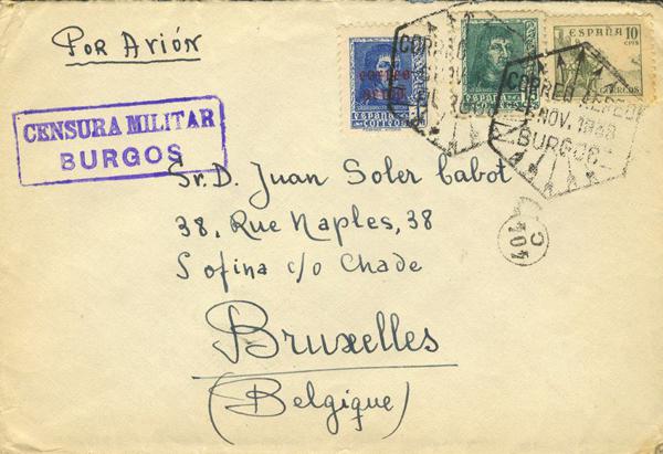 0000015542 - Zona Nacional. Bando Nacional Correo Aéreo