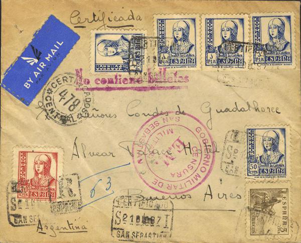 0000015554 - Zona Nacional. Bando Nacional Correo Certificado