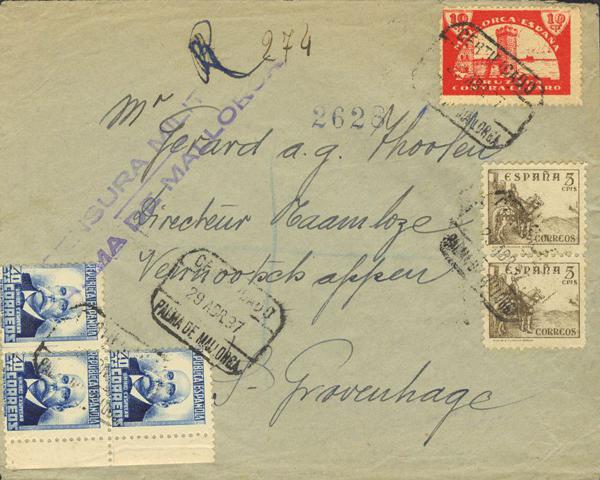 0000015596 - Zona Nacional. Bando Nacional Correo Certificado