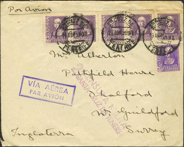 0000015607 - Zona Nacional. Bando Nacional Correo Aéreo