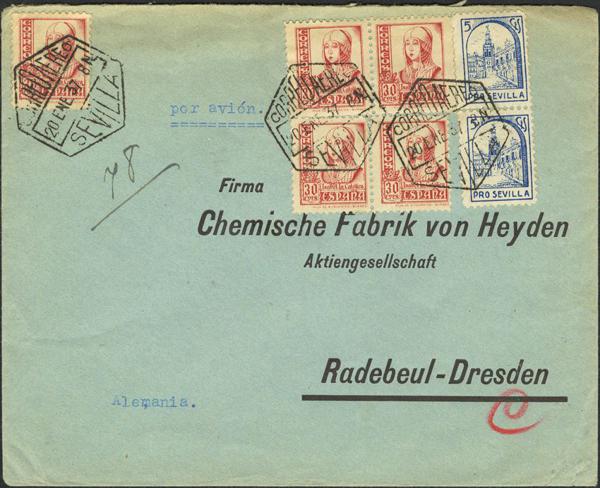 0000015615 - Zona Nacional. Bando Nacional Correo Aéreo