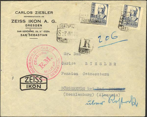 0000016018 - Zona Nacional. Bando Nacional Correo Certificado