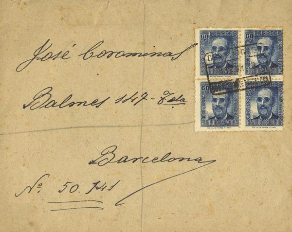 0000016066 - Spain. Spanish Republic Registered Mail