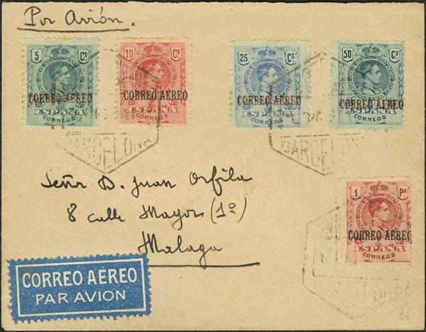 0000016754 - Spain. Alfonso XIII Air Mail