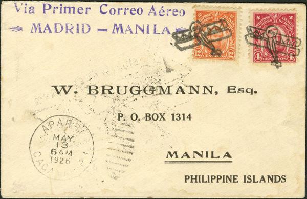 0000017276 - Spain. Alfonso XIII Air Mail
