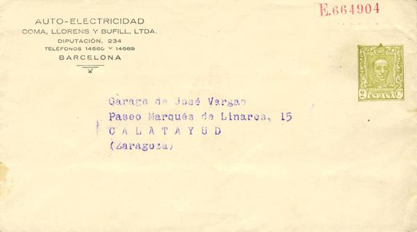 0000017404 - Entero Postal. Privado