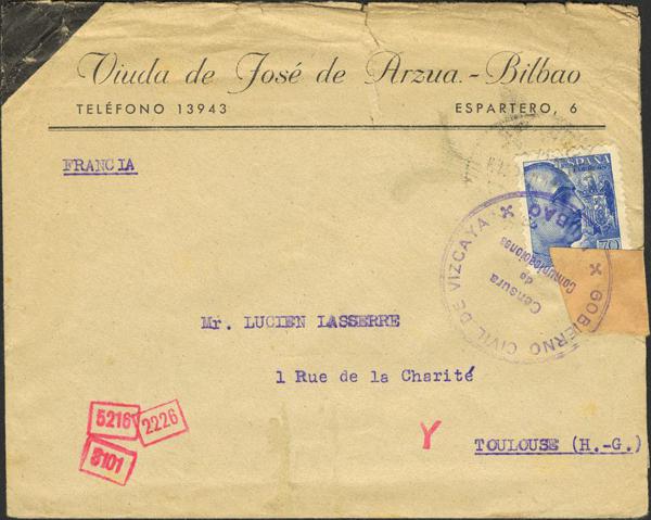 0000017733 - Zona Nacional. Censura Militar Bando Nacional