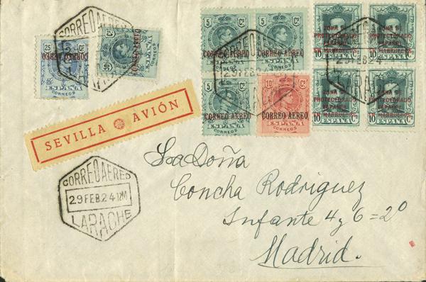 0000018558 - Spain. Alfonso XIII Air Mail