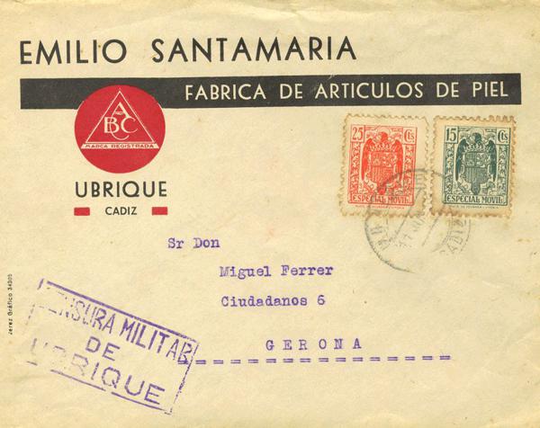 0000018578 - Zona Nacional. Censura Militar Bando Nacional