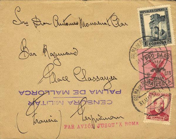 0000019532 - Zona Nacional. Bando Nacional Correo Aéreo