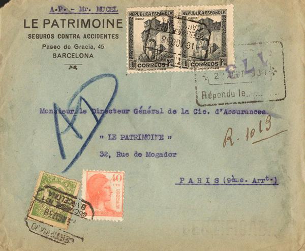 0000025382 - Cataluña. Historia Postal