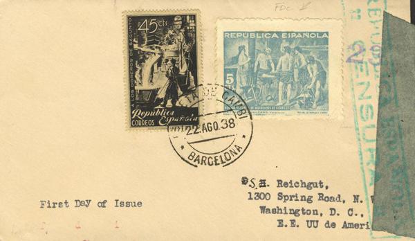 0000026408 - Sobre del Primer Día. 1º Centenario