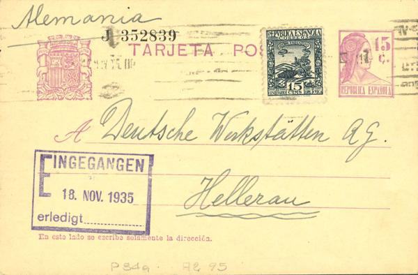 0000029711 - Entero Postal. Oficial