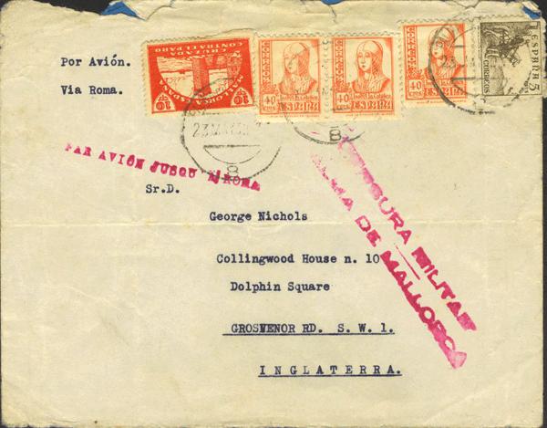 0000030355 - Zona Nacional. Bando Nacional Correo Aéreo