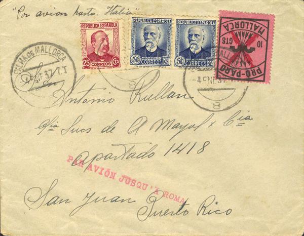 0000030356 - Zona Nacional. Bando Nacional Correo Aéreo