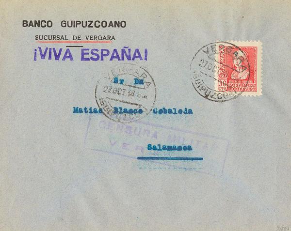 0000031150 - Zona Nacional. Censura Militar Bando Nacional