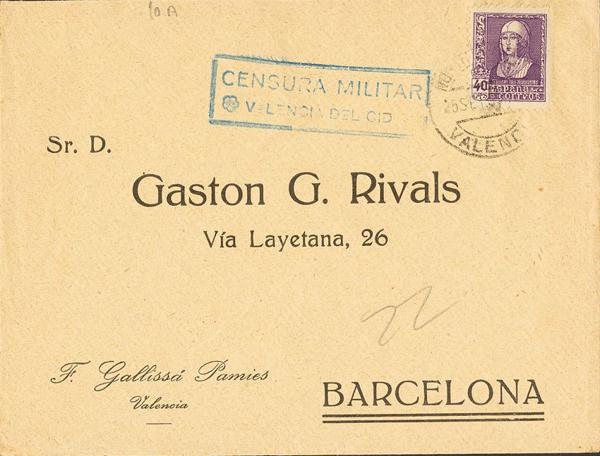 0000031188 - Comunidad Valenciana. Historia Postal