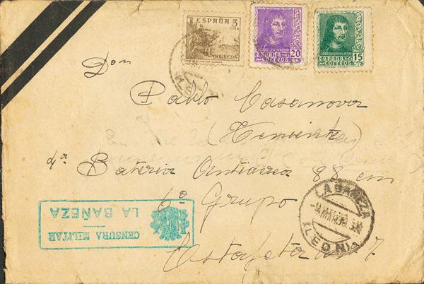 0000031196 - Zona Nacional. Censura Militar Bando Nacional