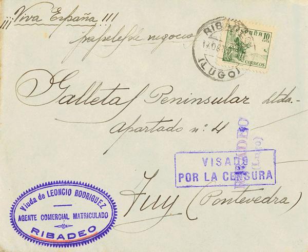 0000031229 - Zona Nacional. Censura Militar Bando Nacional