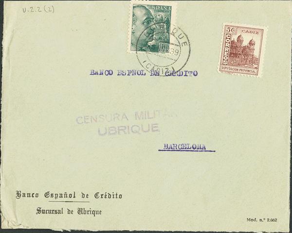 0000031299 - Zona Nacional. Censura Militar Bando Nacional