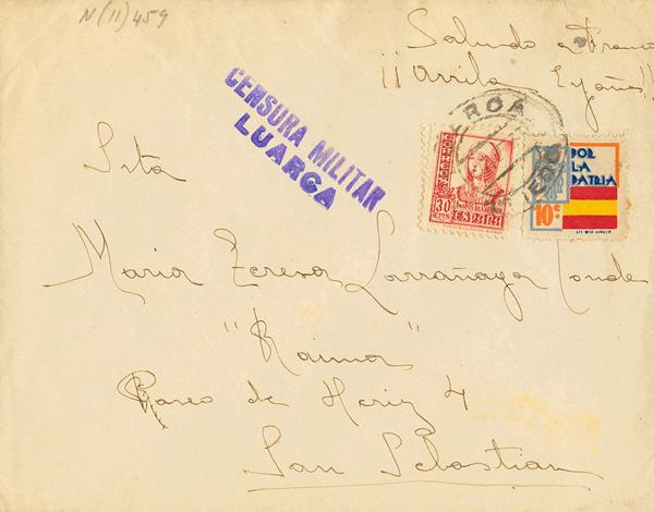 0000031332 - Zona Nacional. Censura Militar Bando Nacional