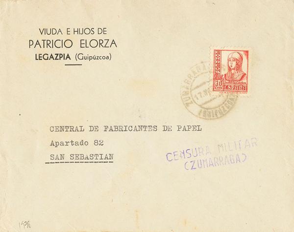 0000031335 - Zona Nacional. Censura Militar Bando Nacional