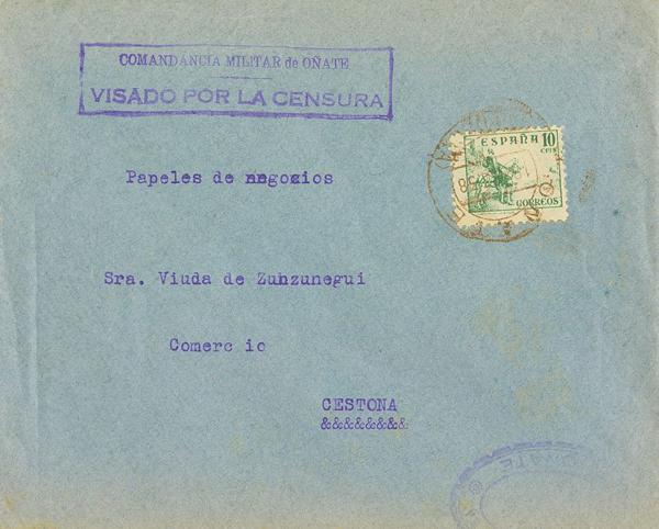 0000031337 - Zona Nacional. Censura Militar Bando Nacional