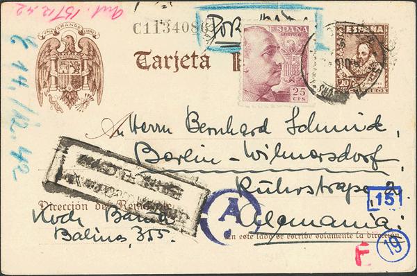 0000031385 - Entero Postal. Oficial