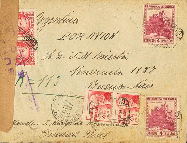 0000031459 - Spain. Spanish Republic Registered Mail