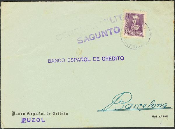 0000031484 - Zona Nacional. Censura Militar Bando Nacional