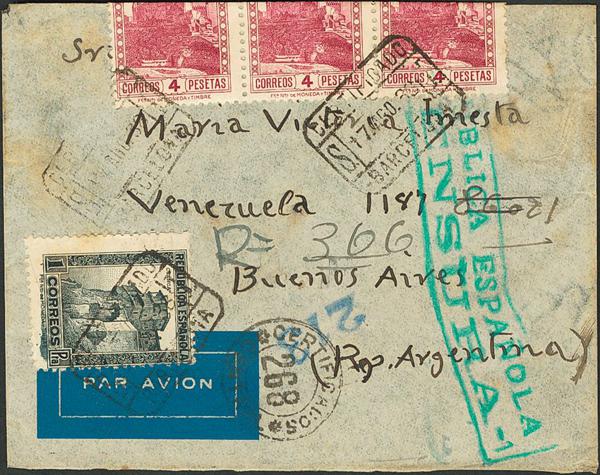 0000031490 - Spain. Spanish Republic Registered Mail