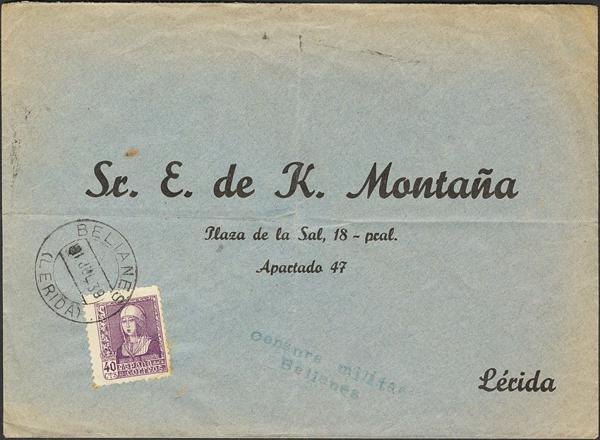 0000031495 - Zona Nacional. Censura Militar Bando Nacional