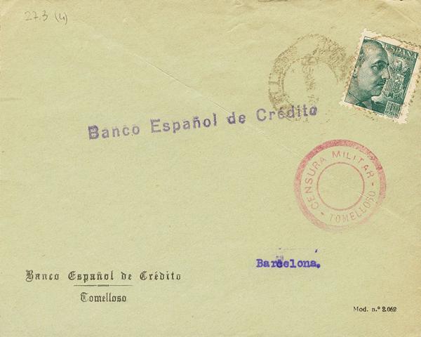 0000031541 - Zona Nacional. Censura Militar Bando Nacional